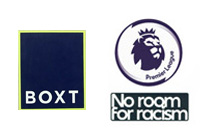 Premier League Badge&No Room For Racism&BOXT Sponsor